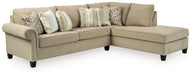 Dovemont 2-Piece Sectional with Chaise - Affordable Home Luxury