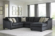 Eltmann Sectional with Chaise - Affordable Home Luxury