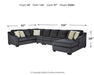 Eltmann Sectional with Chaise - Affordable Home Luxury