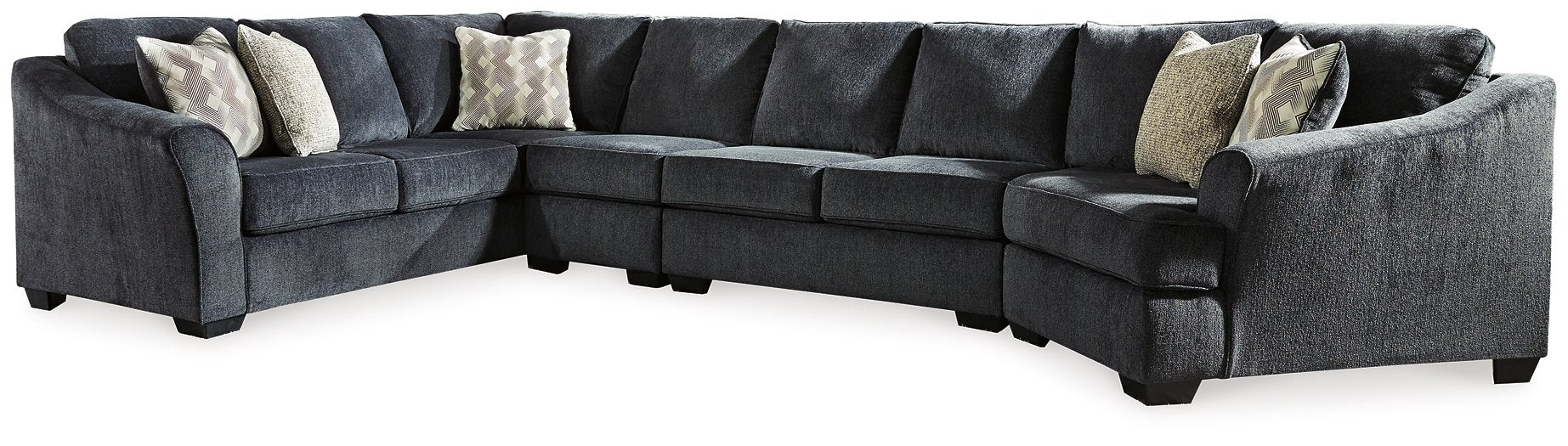 Eltmann Sectional with Cuddler - Affordable Home Luxury