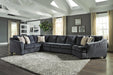 Eltmann Sectional with Cuddler - Affordable Home Luxury