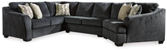 Eltmann Sectional with Cuddler - Affordable Home Luxury