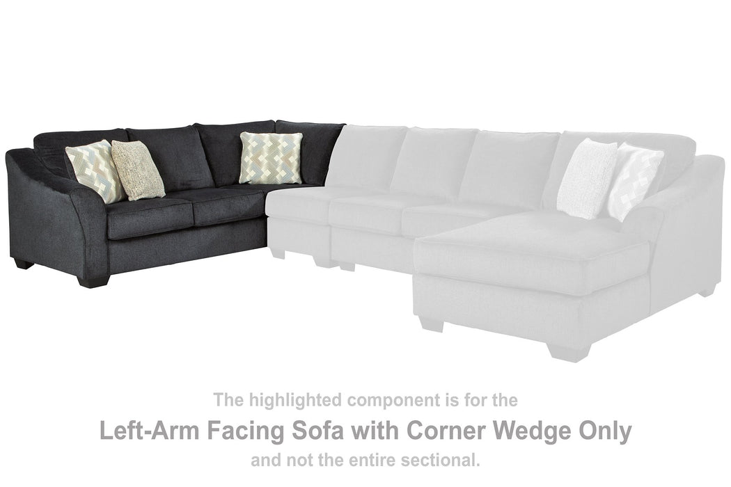 Eltmann Sectional with Cuddler - Affordable Home Luxury