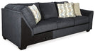 Eltmann Sectional with Cuddler - Affordable Home Luxury