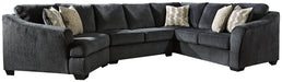 Eltmann Sectional with Cuddler - Affordable Home Luxury