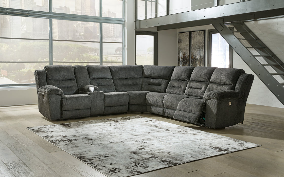 Nettington Power Reclining Sectional - Affordable Home Luxury