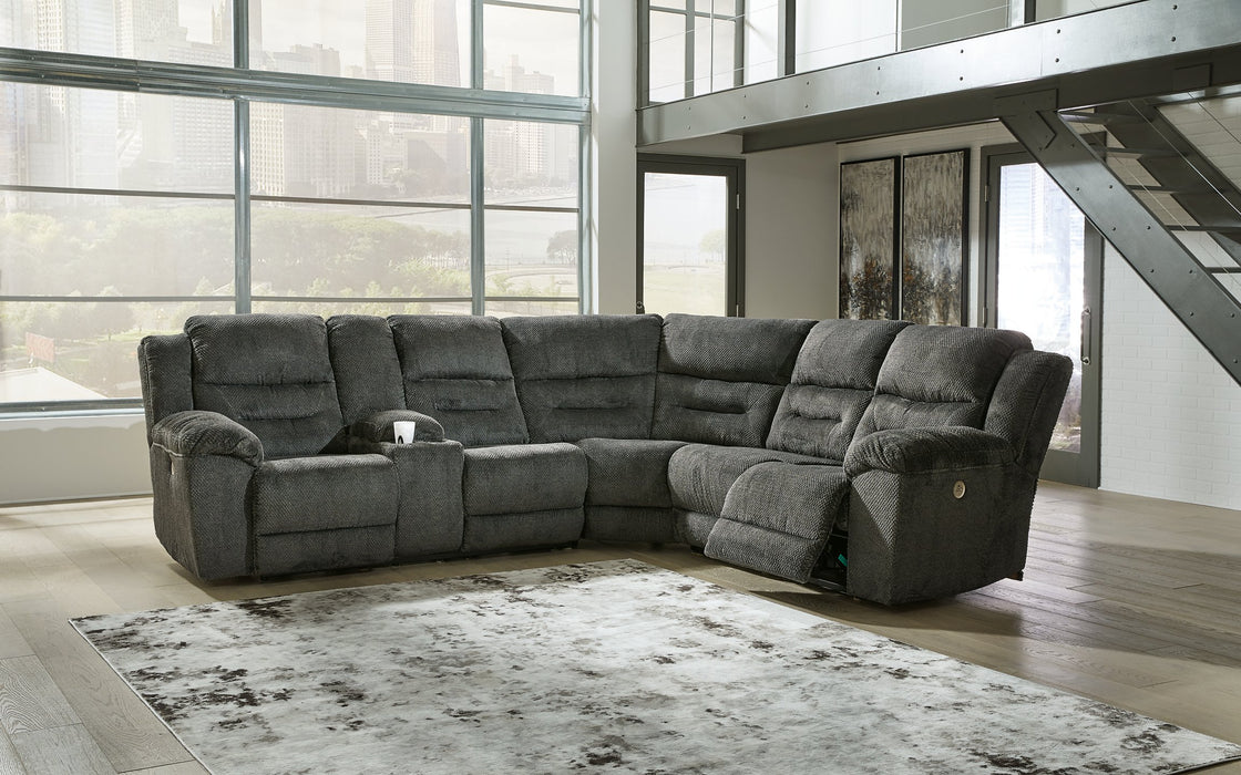 Nettington Power Reclining Sectional - Affordable Home Luxury