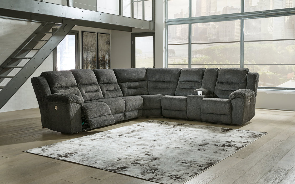 Nettington Power Reclining Sectional - Affordable Home Luxury