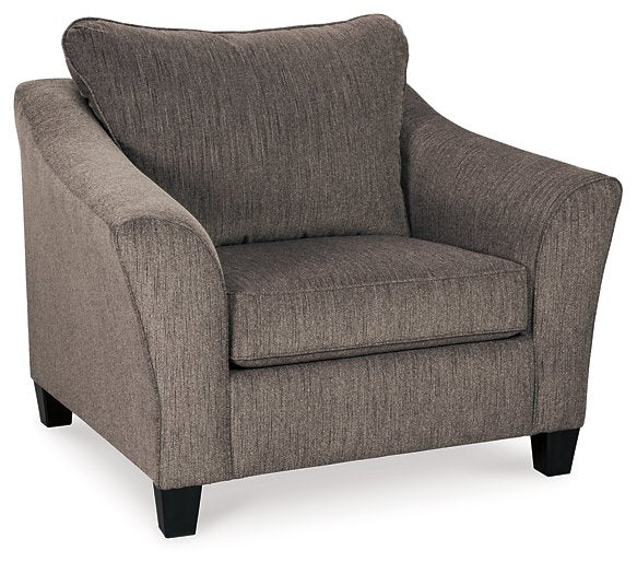 Nemoli Oversized Chair and Ottoman - Affordable Home Luxury