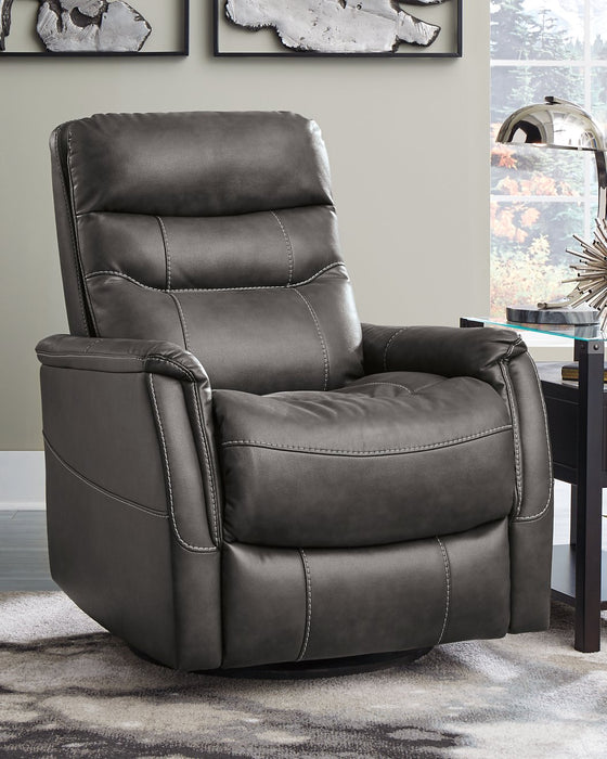 Riptyme Swivel Glider Recliner - Affordable Home Luxury