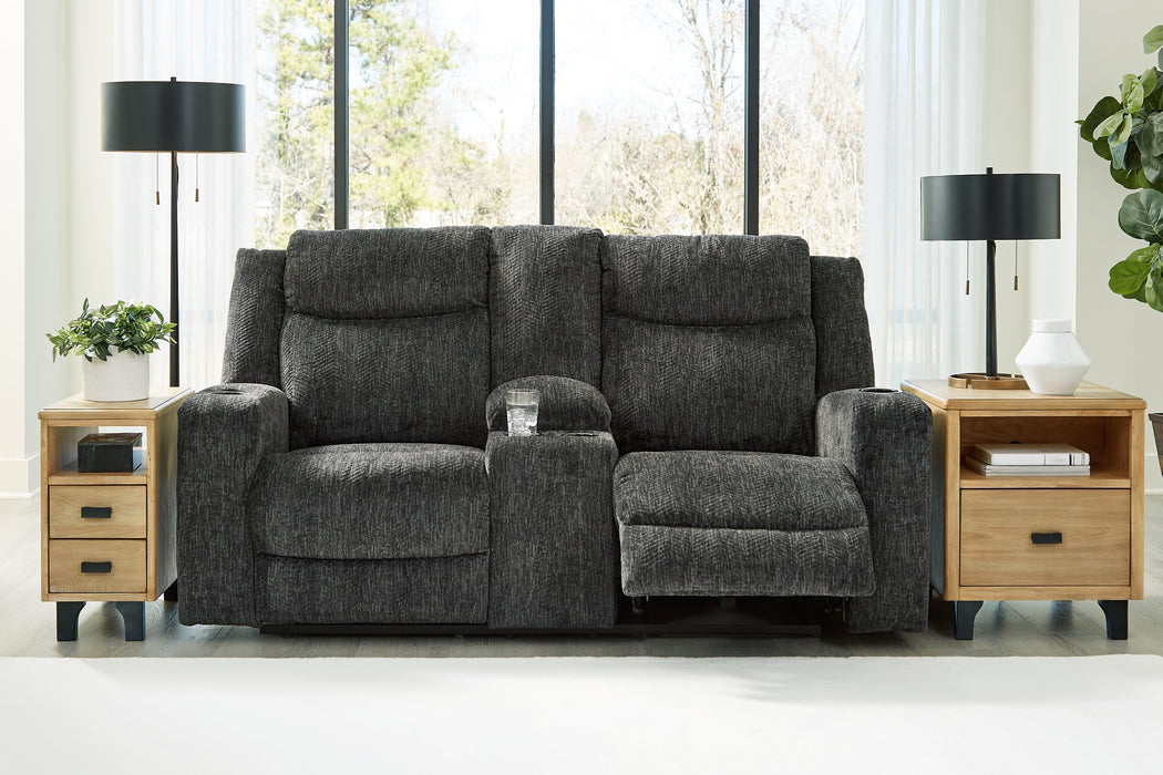 Martinglenn Power Reclining Loveseat with Console - Affordable Home Luxury