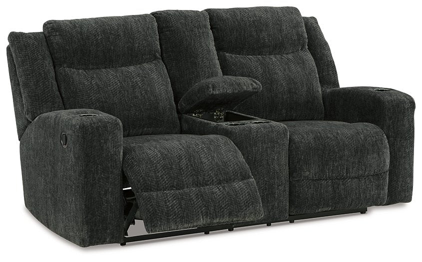 Martinglenn Reclining Loveseat with Console - Affordable Home Luxury