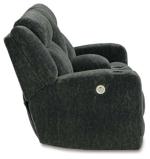 Martinglenn Power Reclining Loveseat with Console - Affordable Home Luxury