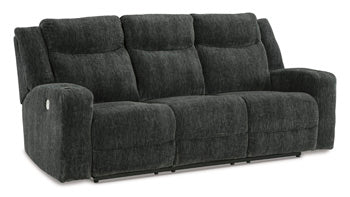 Martinglenn Power Reclining Sofa with Drop Down Table - Affordable Home Luxury