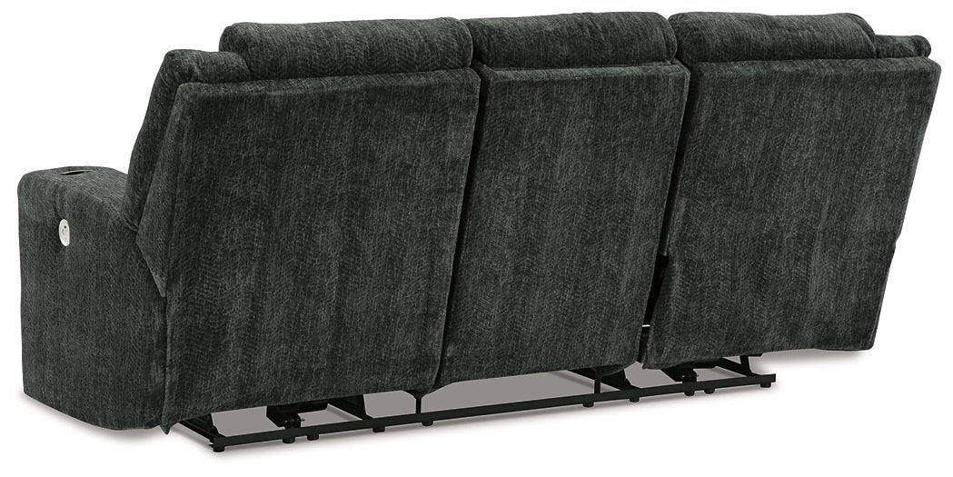 Martinglenn Power Reclining Sofa with Drop Down Table - Affordable Home Luxury