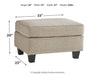 Abney Ottoman - Affordable Home Luxury