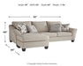 Abney Sofa Chaise - Affordable Home Luxury