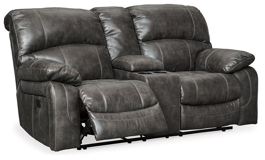 Dunwell Power Reclining Loveseat with Console - Affordable Home Luxury