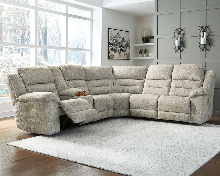 Family Den 3-Piece Power Reclining Sectional - Affordable Home Luxury