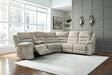 Family Den 3-Piece Power Reclining Sectional - Affordable Home Luxury