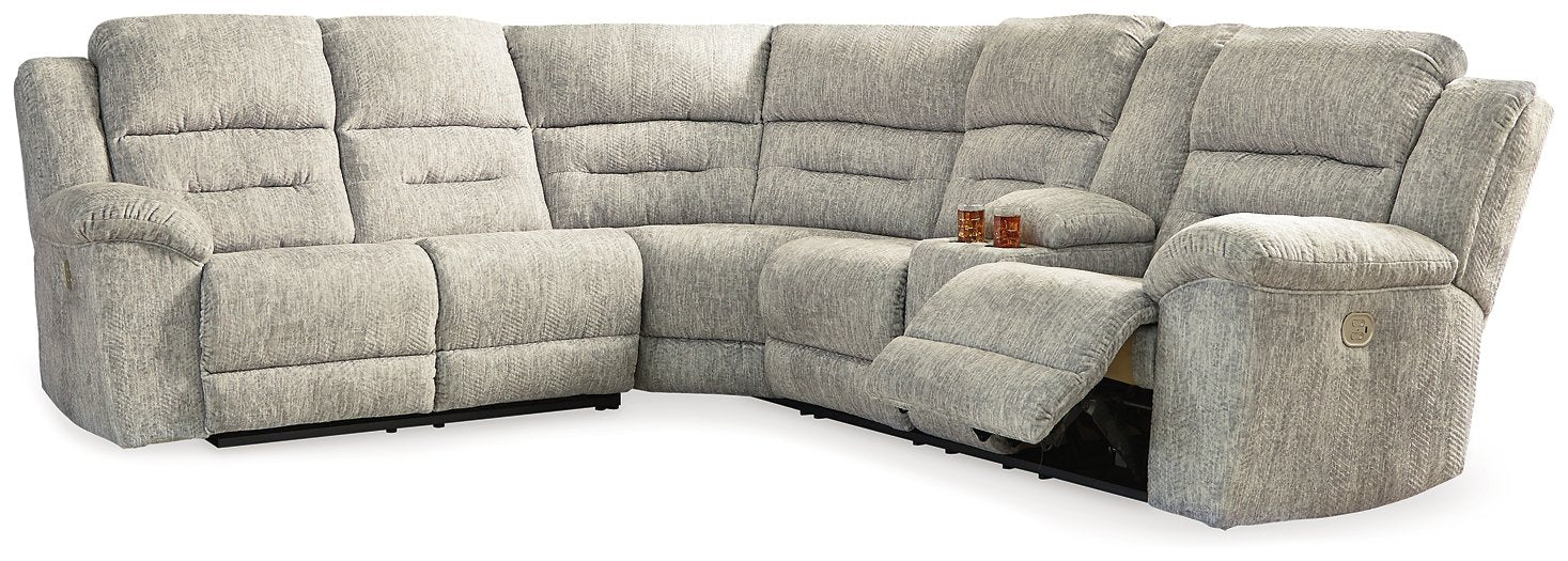 Family Den 3-Piece Power Reclining Sectional - Affordable Home Luxury