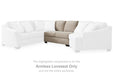 Brogan Bay 3-Piece Sectional with Cuddler - Affordable Home Luxury