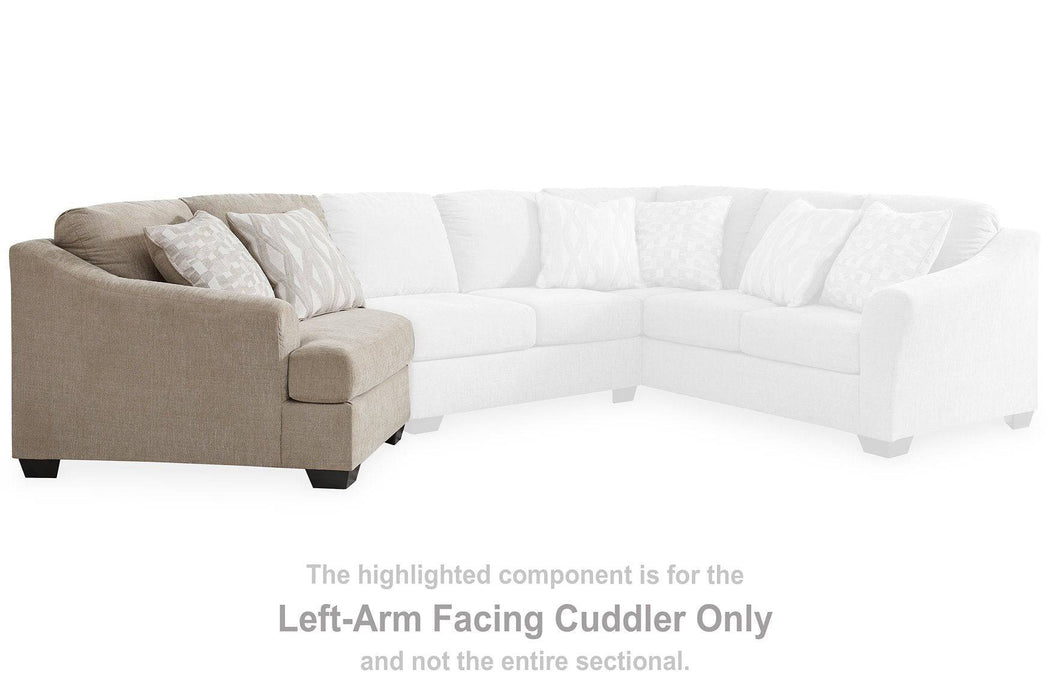 Brogan Bay 3-Piece Sectional with Cuddler - Affordable Home Luxury