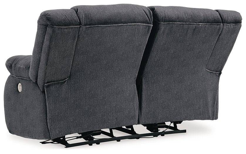 Burkner Power Reclining Loveseat - Affordable Home Luxury