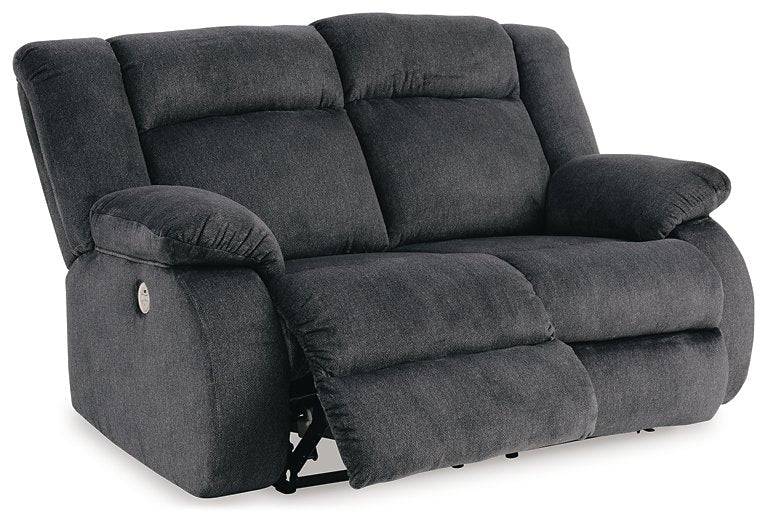 Burkner Power Reclining Loveseat - Affordable Home Luxury