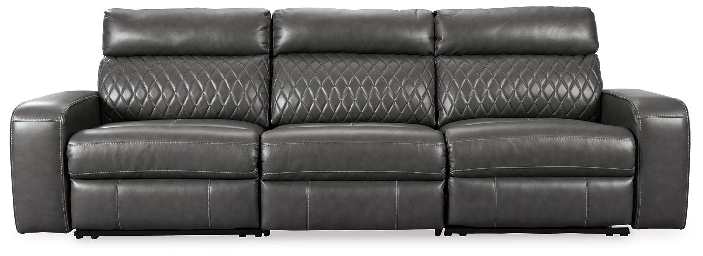 Samperstone Power Reclining Sectional - Affordable Home Luxury