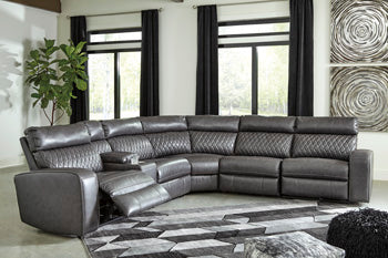 Samperstone Power Reclining Sectional - Affordable Home Luxury