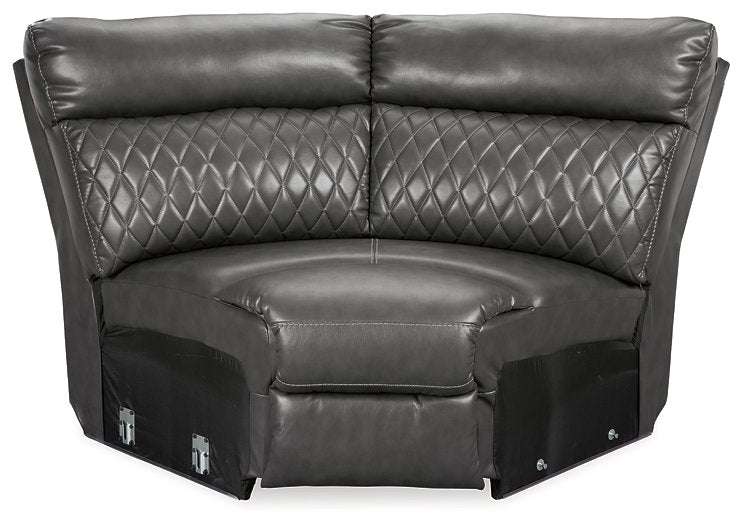 Samperstone Power Reclining Sectional - Affordable Home Luxury