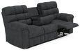 Wilhurst Reclining Sofa with Drop Down Table - Affordable Home Luxury