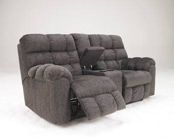 Acieona Reclining Loveseat with Console - Affordable Home Luxury