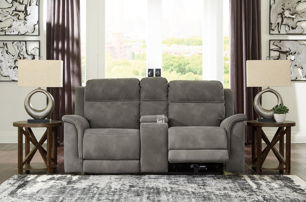 Next-Gen DuraPella Power Reclining Loveseat with Console - Affordable Home Luxury