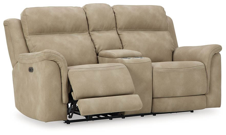 Next-Gen DuraPella Power Reclining Loveseat with Console - Affordable Home Luxury