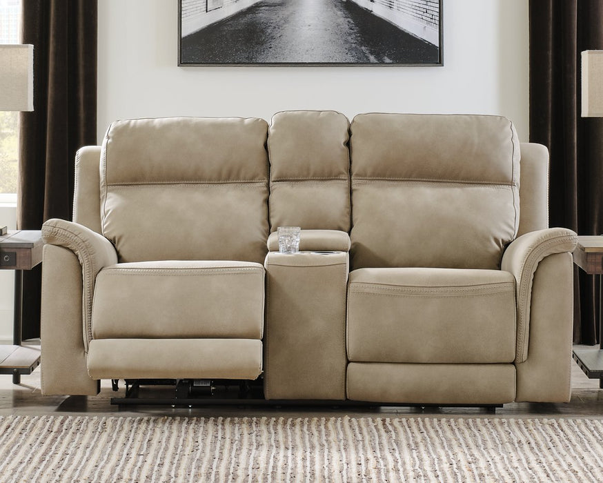 Next-Gen DuraPella Power Reclining Loveseat with Console - Affordable Home Luxury