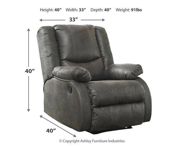 Bladewood Recliner - Affordable Home Luxury