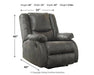 Bladewood Recliner - Affordable Home Luxury