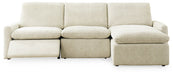 Hartsdale 3-Piece Right Arm Facing Reclining Sofa Chaise - Affordable Home Luxury