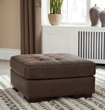 Maderla Oversized Accent Ottoman - Affordable Home Luxury