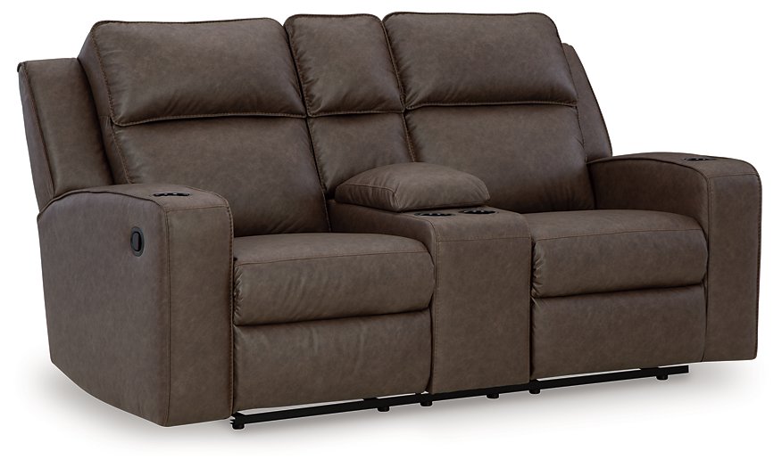 Lavenhorne Reclining Loveseat with Console - Affordable Home Luxury