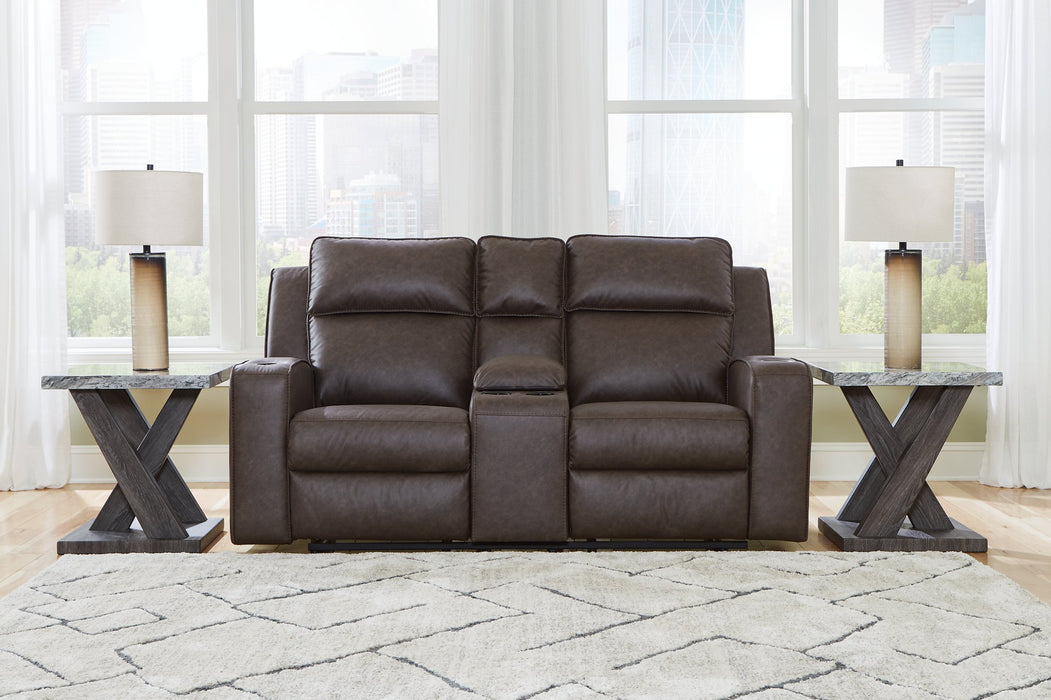 Lavenhorne Reclining Loveseat with Console - Affordable Home Luxury