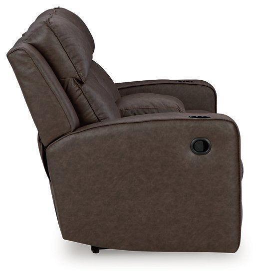 Lavenhorne Reclining Loveseat with Console - Affordable Home Luxury