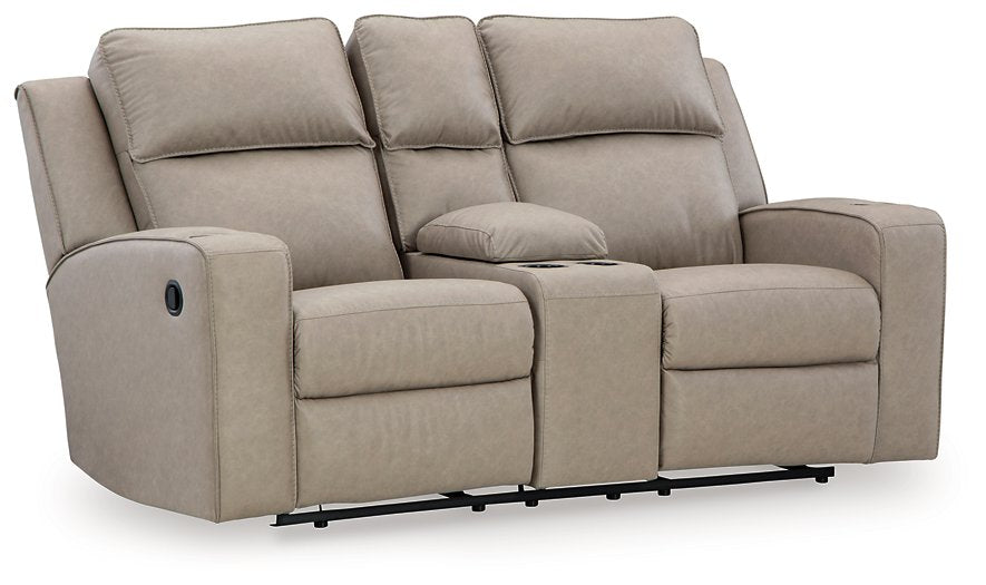 Lavenhorne Reclining Loveseat with Console - Affordable Home Luxury