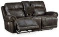 Grearview Power Reclining Loveseat with Console - Affordable Home Luxury