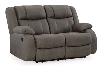 First Base Reclining Loveseat - Affordable Home Luxury