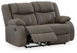 First Base Reclining Loveseat - Affordable Home Luxury