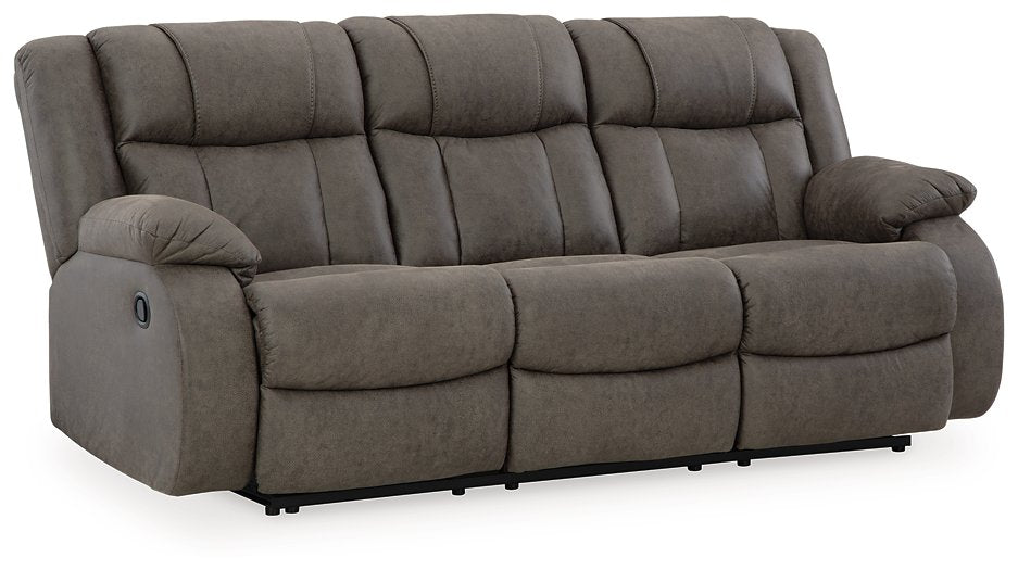 First Base Reclining Sofa - Affordable Home Luxury