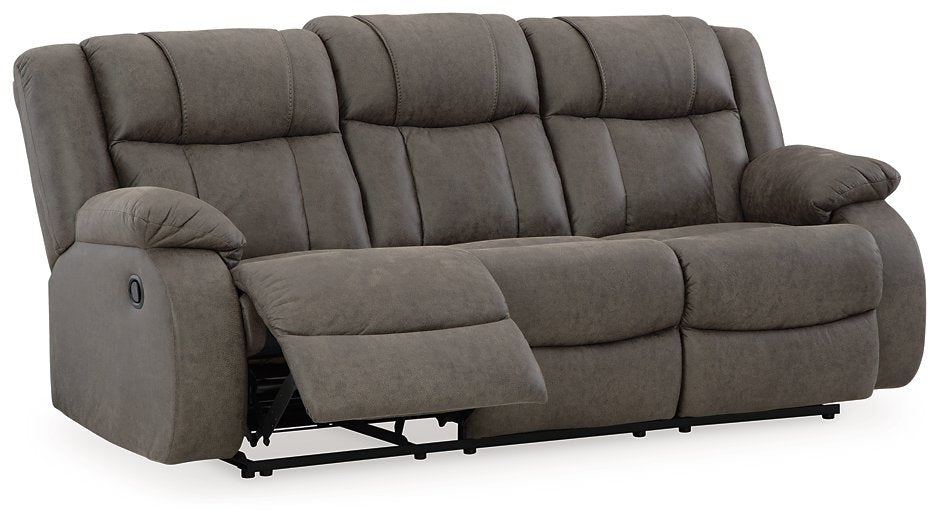 First Base Reclining Sofa - Affordable Home Luxury